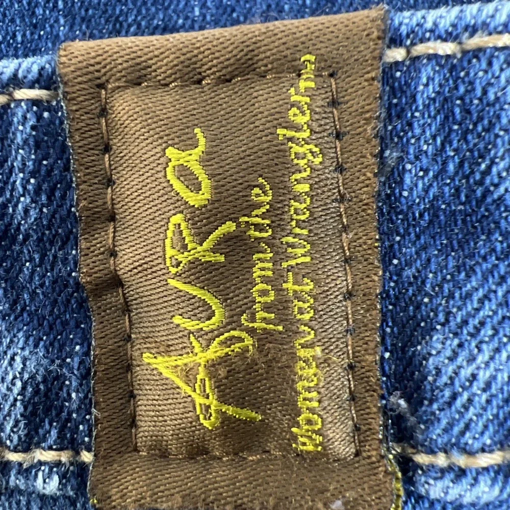 Aura Wrangler Women's Western Cowgirl Blue Denim Rodeo Jeans Size 12P
